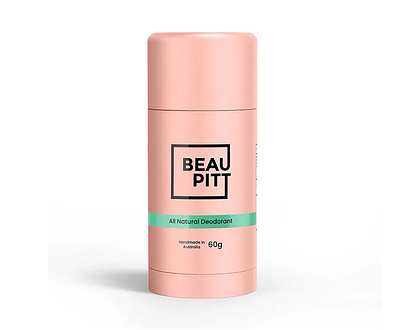 Beauty Pitt Deodorant box design cosmetics deodorant fragrance label mockup packaging packaging design perfume product packaging