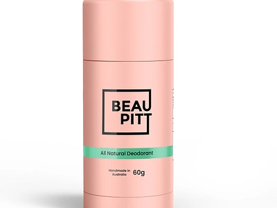 Beauty Pitt Deodorant box design cosmetics deodorant fragrance label mockup packaging packaging design perfume product packaging