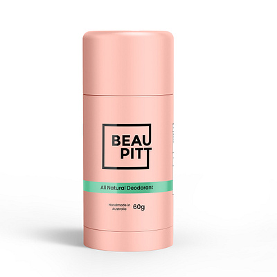 Beauty Pitt Deodorant box design cosmetics deodorant fragrance label mockup packaging packaging design perfume product packaging