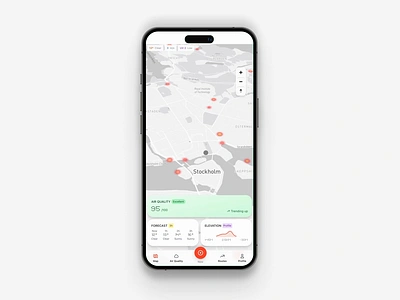 Running App Concept cleanui creativeprocess datavisualization day2 designchallenge environmentaldesign fitnessapp mappingdesign mobileappdesign runningapp uidesign uxdesign