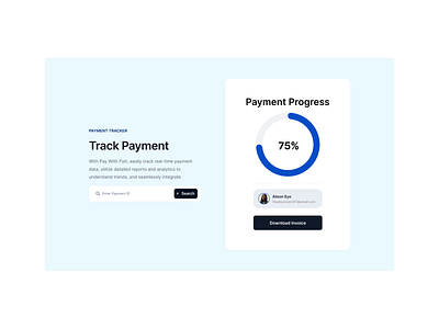 Payment Tracker UI app branding design logo payment typography