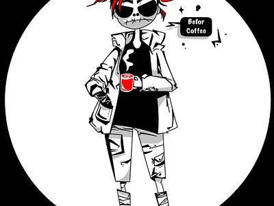 Coffee Lovers coffee coffee lovers grl illustration motion graphics procreate procreate dream