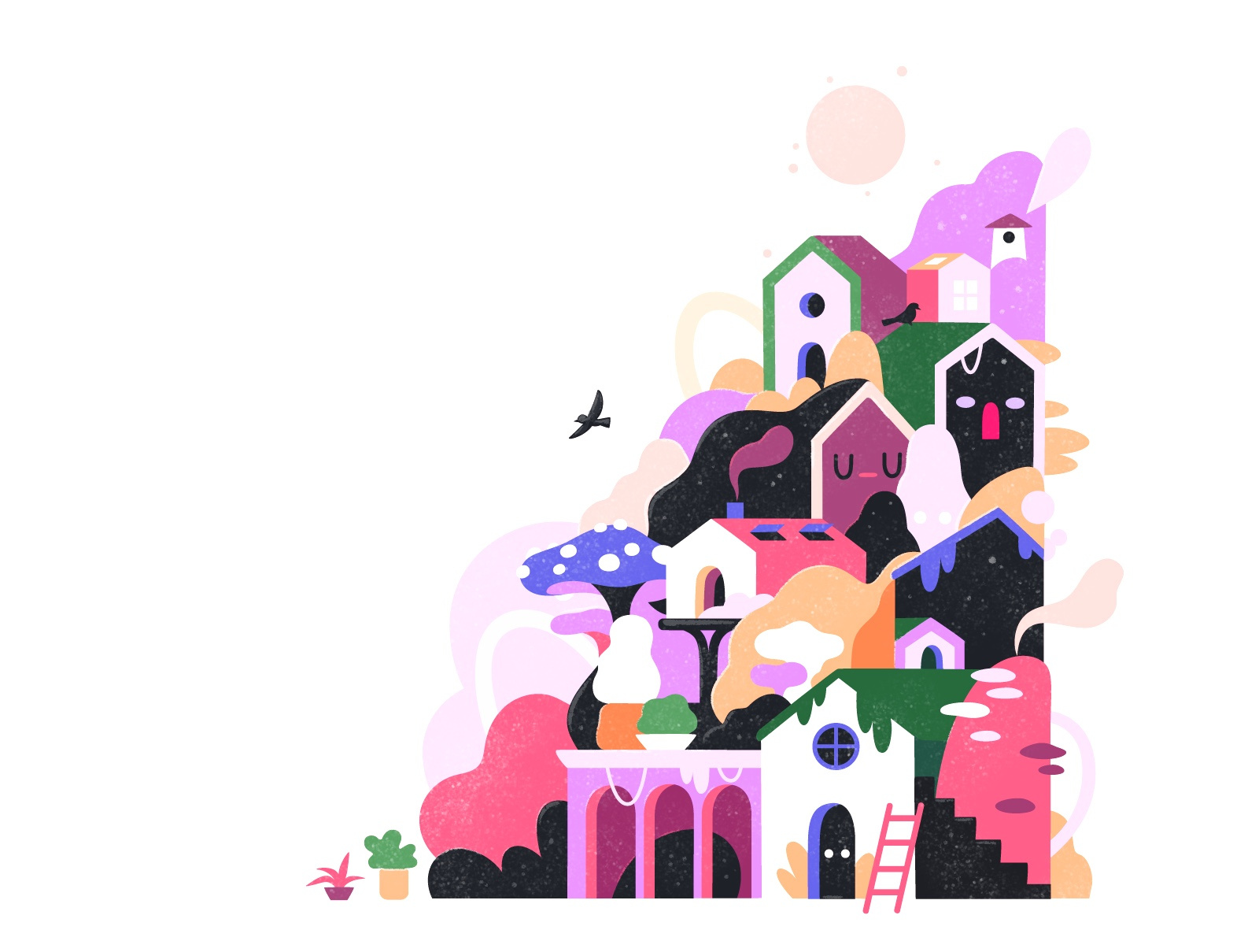 Example of Custom Illustrations Scene