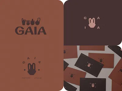 Logo design for a pottery studio branding graphic design logo