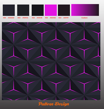 3D Vector Pattern Design décor