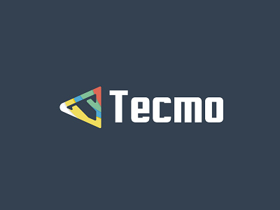 Tecmo studio Logo: A Design Trend | Media Branding app design for studio arthint audio branding creative agency design trends 2025 gradient logo design harmony logo and branding design 2025 media minimalist logo design player product design 2025 product designer production studio studio logo technology triangle logo user interface