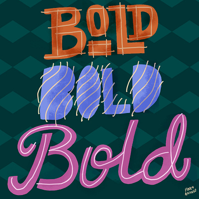 Bold type bold good type graphic design illustration letter lettering procreate type typography