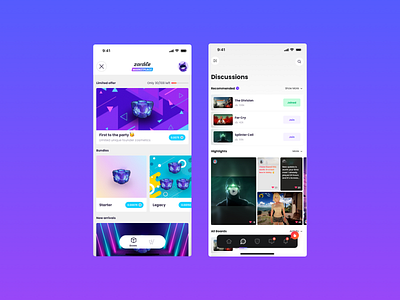 Zardite - Mobile App app app design mobile ui ux