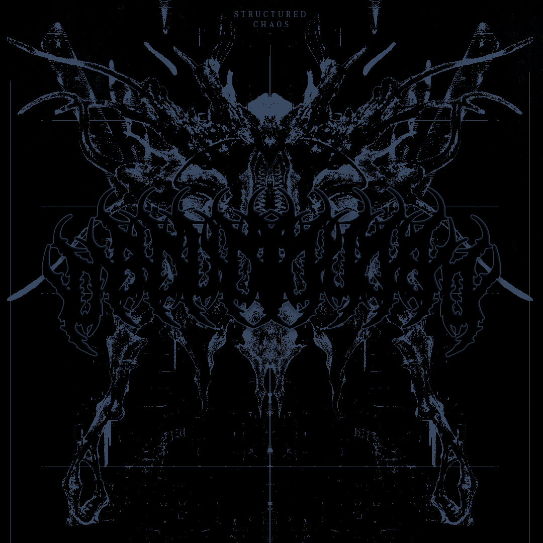 Structured Chaos coverart coverdesign darkart design digital digitalartist ep graphic design illustration industrial logo