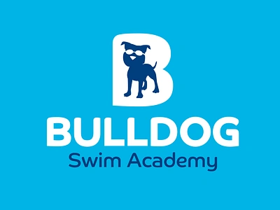 Bulldog Swim Academy Primary branding buisness family identity kids learn to swim merchandise mom startup swimming teaching