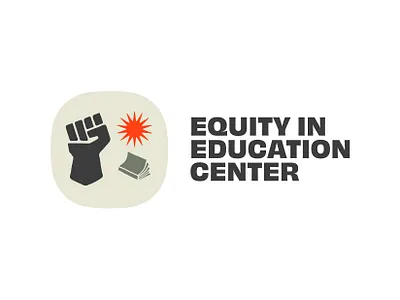 Equity In Education Center Logo book branding design education equity graphic design hand logo sun