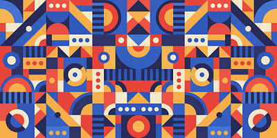 Geometric graphic exploration colourful graphic illustration pattern patterndesign visualart visualdesign