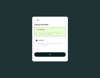 Web3 Role Picking - For Alpha dappdesign