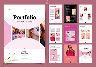 Portfolio Brochure Templates packaging template