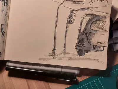 Freestyle ... drawing sketch