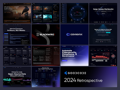 Good Code 2024 Retrospective branding corporate website cx cyber cybersecurity design design studio design system intuitive design intuitive ui logo opensource security ui ux