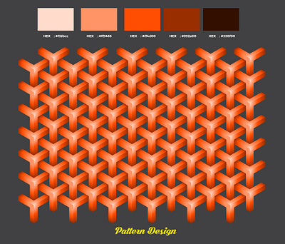 3D Vector Pattern Design décor