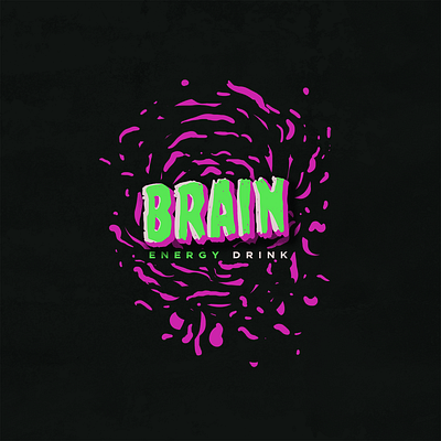 Brain Energy graphic design illustration product design