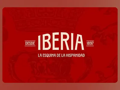 Branding for Iberia Bar bar branding bar logo ideas beverage branding brand identity brand visual branding business branding custom branding custom logo eatery branding historic bar branding historic bar visuals historic branding horeca iberia bar brand logo red logo design service branding typography visual identity