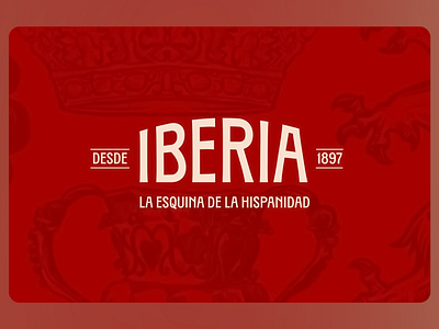 Branding for Iberia Bar bar branding bar logo ideas beverage branding brand identity brand visual branding business branding custom branding custom logo eatery branding historic bar branding historic bar visuals historic branding horeca iberia bar brand logo red logo design service branding typography visual identity