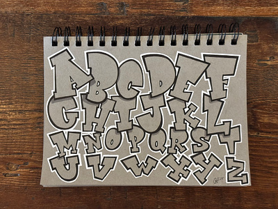 Playing around with some letters doodle graphic designer illustration illustrator pen and ink typography