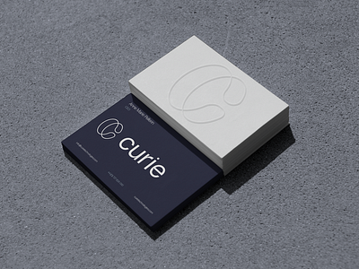 curie Brand Stationary Design branding graphic design