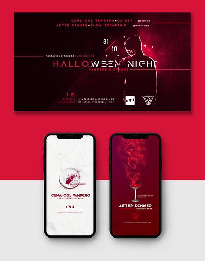 Halloween Night Flyer advertise graphic design