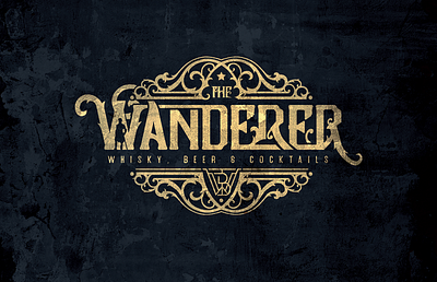 The Wanderer branding graphic design logo