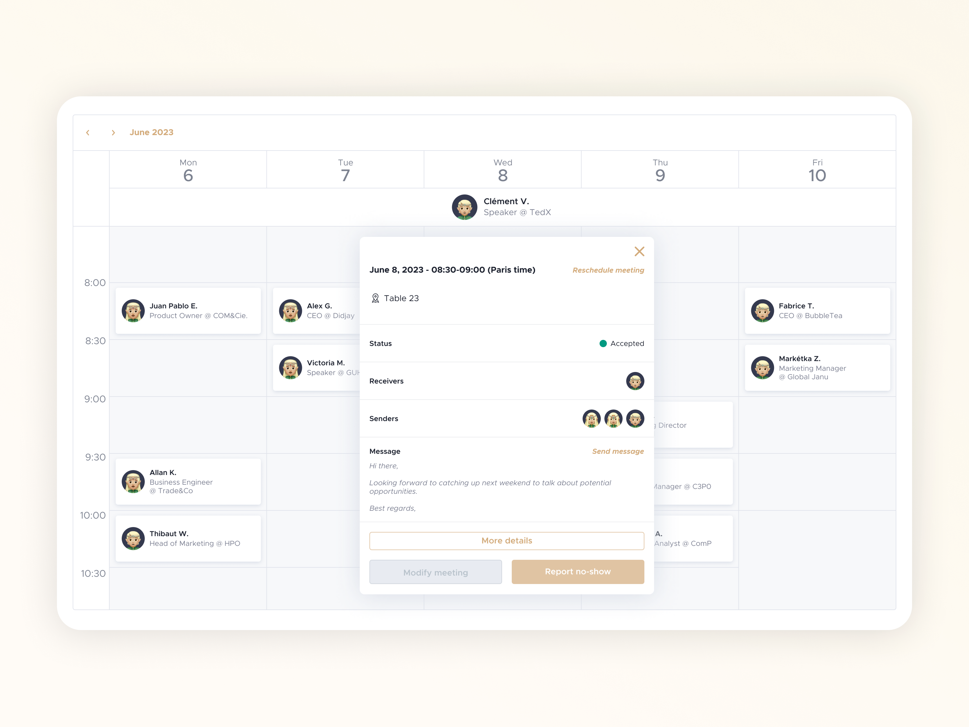 🗓️ UI Component – Calendar Design calendarui datepicker eventscheduler meetingapp productdesign uicomponent