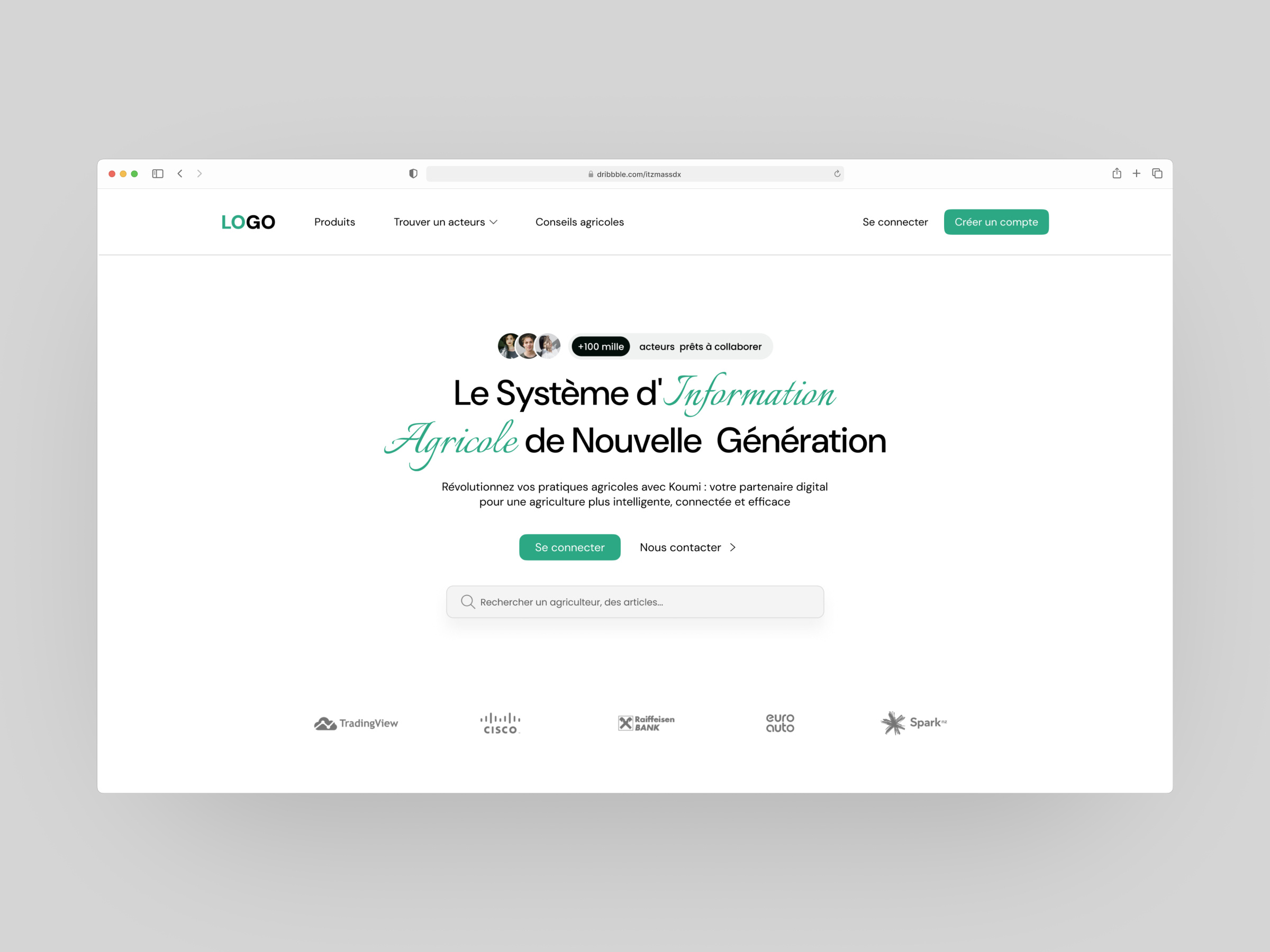 LandinPage hero desi agro business hero section home landing page ui ui design ux