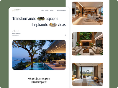 Website for an architecture studio architeture brazil design interface logo ui uidesign website