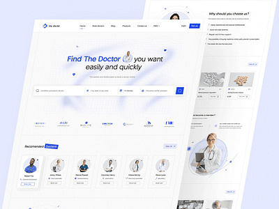 Minimalist & Clean Medical Hospital Website Design usercentereddesign