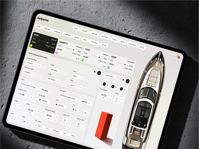 Sailyachts - Shipping Dashboard UI dashboard dgprostudio jahidjaykar light theme lightui minimal minimalistic shipping dashboard uidesign uxdesign webapp