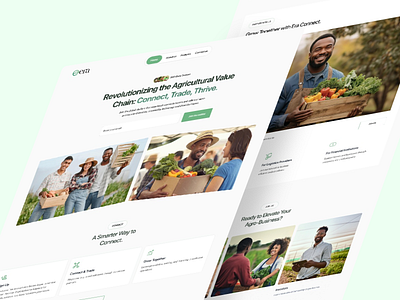 Era Agro Landing Page agriculture agro branding design landing page logo ui uiux ux