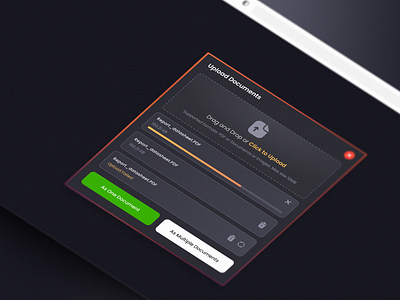 Upload files - Modal UI design files pop up ui ui design upload ui uploading