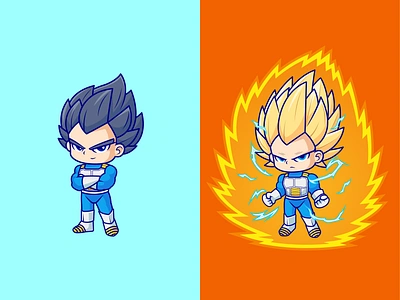 Vegeta SSJ3 is Finally Canon🔥🤩 anime boy branding canon cartoon character comic cute doodle dragon ball fire flat goku icon illustration logo movie strength vegeta ssj3