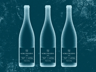 Noble Reserve Private Wine Label 2d 2d design brand branding design graphic design hospitality packaging spirits travel