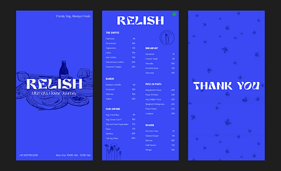 Menu for a Restaurant Website design figma food menu restaurant typography ui