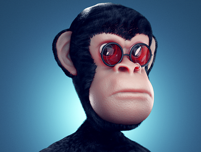 Monkey NFT 3d nft