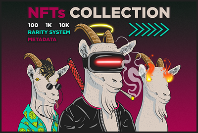 Meta-Goats - NFT Collection illustration nft