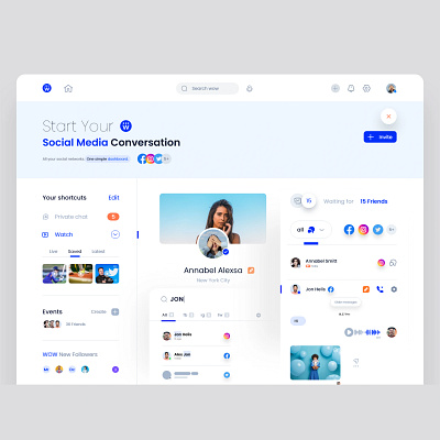 all social media waste design design landing page ui website website design