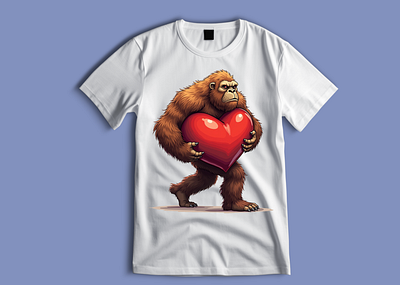 Check out my latest T-shirt design bigfoot branding customdesign design graphic design illustration logo logo design t shirt design typography design vector