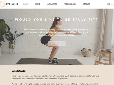 My Personal Training and Coaching website draft website