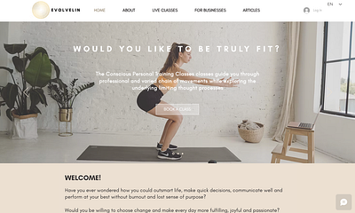 My Personal Training and Coaching website draft website