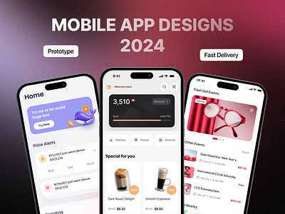 MOBILE APP UI UX DESIGN COLLECTION 2024