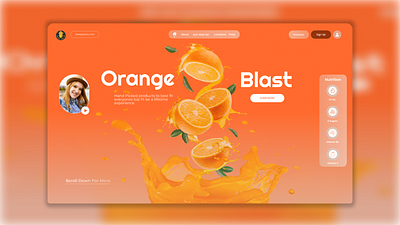 Drinks and Sip Landing Page design figma illustration landing landing page logo template ui website