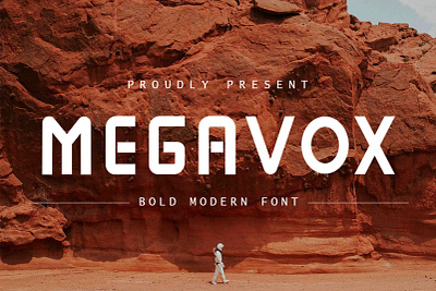 Megavox - Bold Modern Font techno