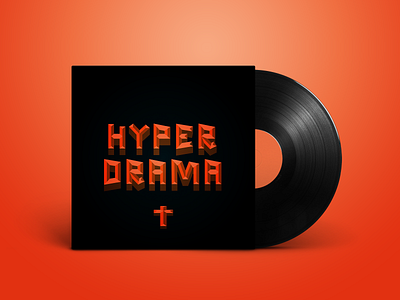 LSC'24 Day 01 - Bevel x Hyperdrama album album cover cover art design font graphic design lettering music typography vector