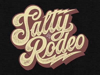 Salty Rodeo branding company brand logo company branding company logo design graphic design illustration logo typeface