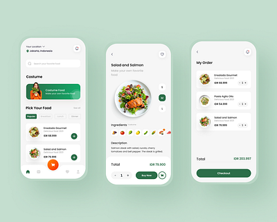 Food Delivery - Mobile Design app branding design food food app food delivery illustration mobile mobile app mobile design ui ui ux uiux ux